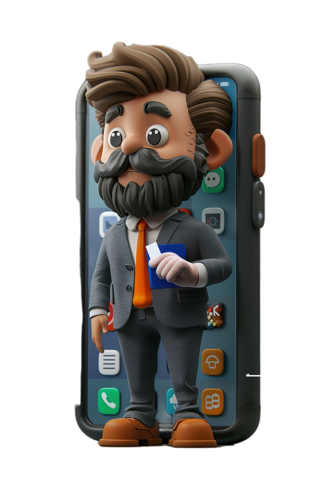 3d-character-emerging-from-smartphone (2)